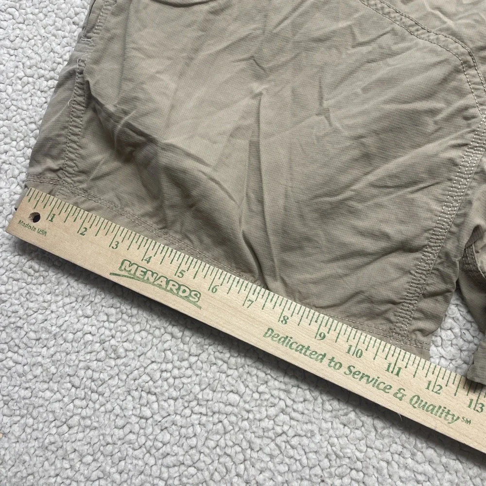 The North Face Shorts Men 38 Khaki Horizon Hiking Ripstop Cargo Pockets 9 Inseam